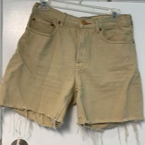 Everlane size 26 free gift with purchase the denim short tan or khaki